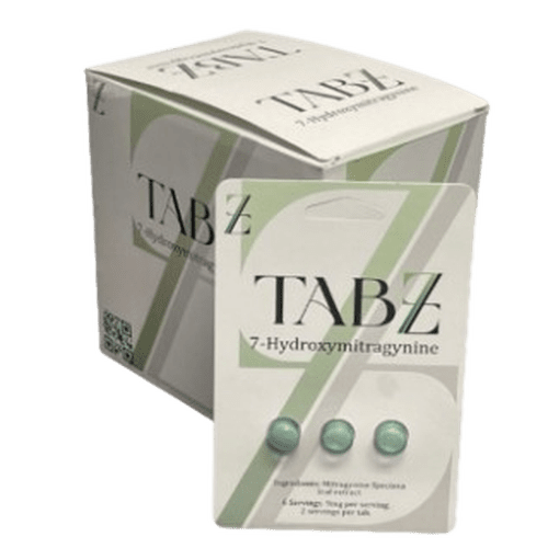 TabZ 25 Count Box 7-Hydroxymitragynine Kratom Capsules