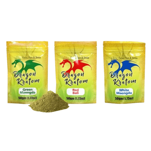 Dragon 50g Pouch Powder Mitragynine Kratom