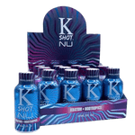 K Shot 59ml 12 Count Box NU Mitragynine Kratom + Nootropics Liquid Extract