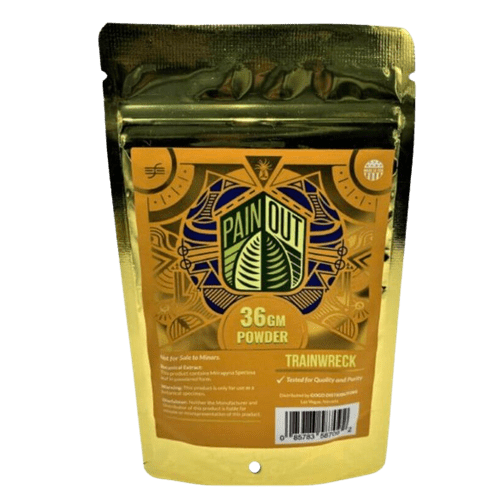 Pain Out 36g Bag Powder Mitragynine Kratom