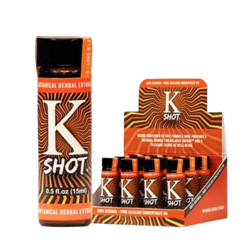 K Shot 15ml 12 Count Box Mitragynine Kratom Liquid Extract