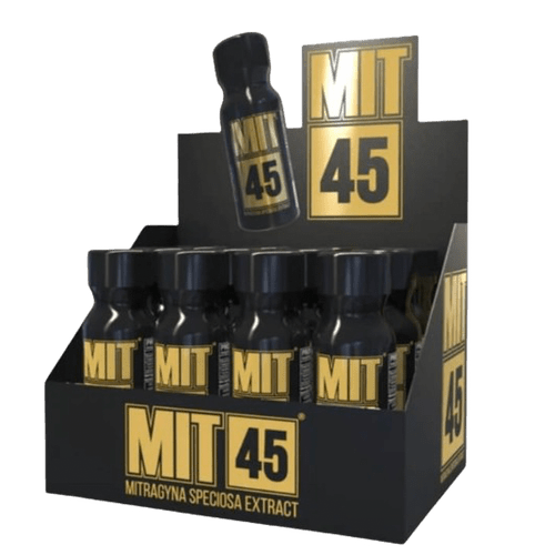 MIT45 Gold Liquid 15ml 12 Count Box Mitragynine Kratom Shot