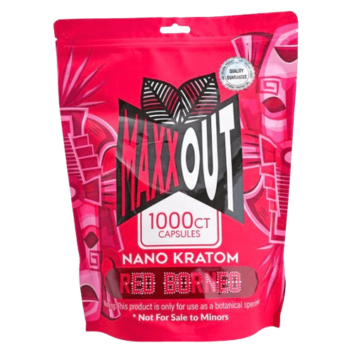 Maxx Out 1000 Count Bag Nano Capsules Mitragynine Kratom