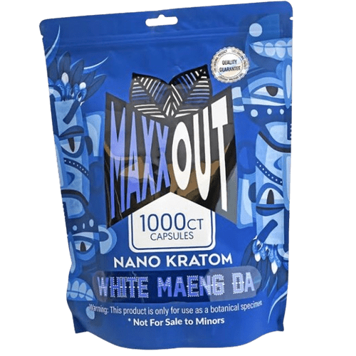 Maxx Out 1000 Count Bag Nano Capsules Mitragynine Kratom