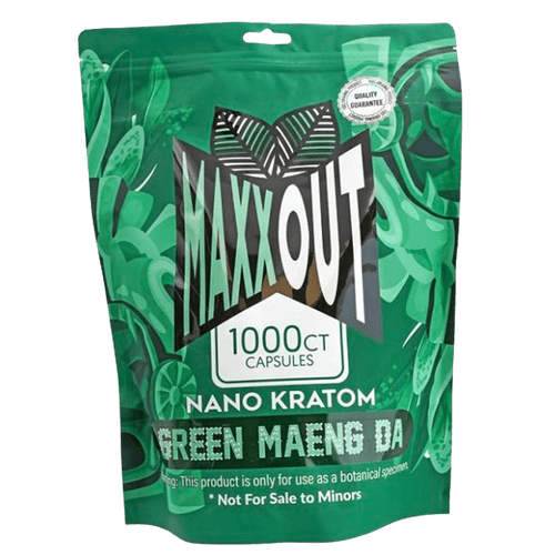 Maxx Out 1000 Count Bag Nano Capsules Mitragynine Kratom