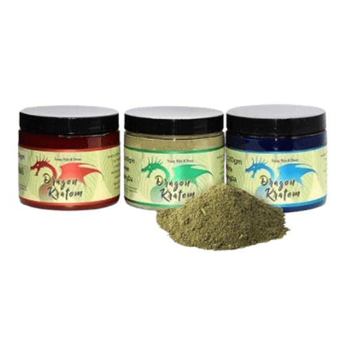 Dragon 200g Jar Powder Mitragynine Kratom