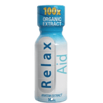 Relax Aid 10ml 12 Count Bottle Mitragynine Kratom 100x Organic Extract Shots